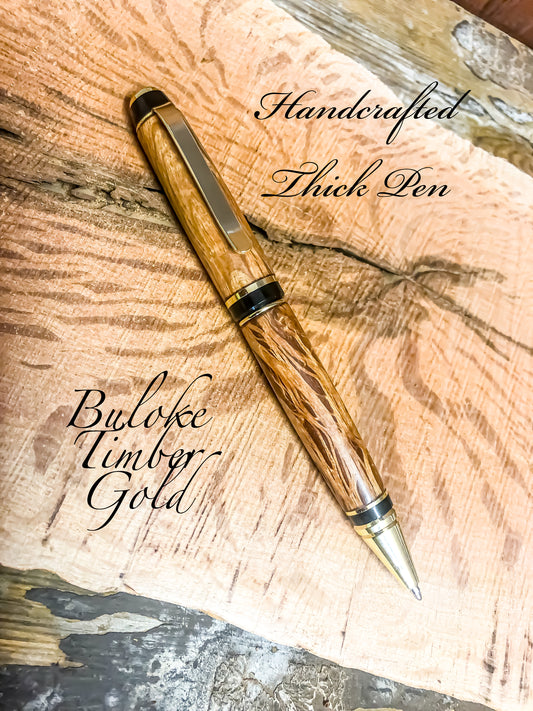 Australian Pen Handcrafted from Re-Claimed Native Bull’Oak (Buloke)Timber